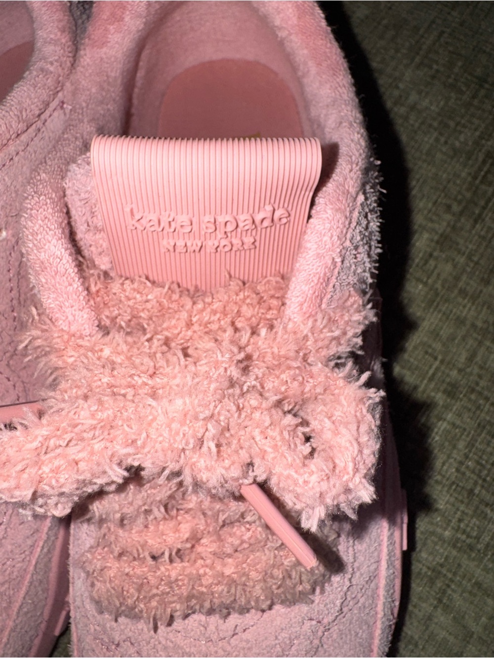 Kate Spade New York K As In Kate Pink Suede Runner Sneakers 8 - Picture 8 of 14